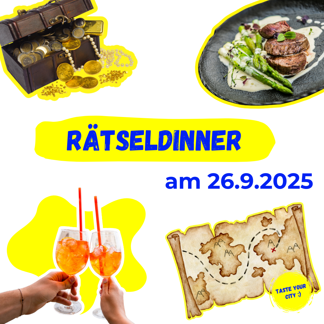 Rätseldinner am 26.09.2025 "Der geheimnisvolle Schatz"
