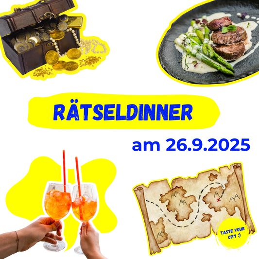 Rätseldinner am 26.09.2025 "Der geheimnisvolle Schatz"