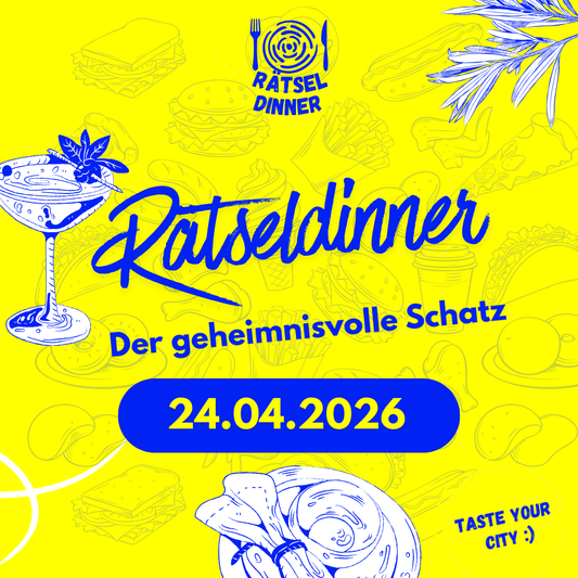 Rätseldinner am 24.04.2026 "Der geheimnisvolle Schatz"