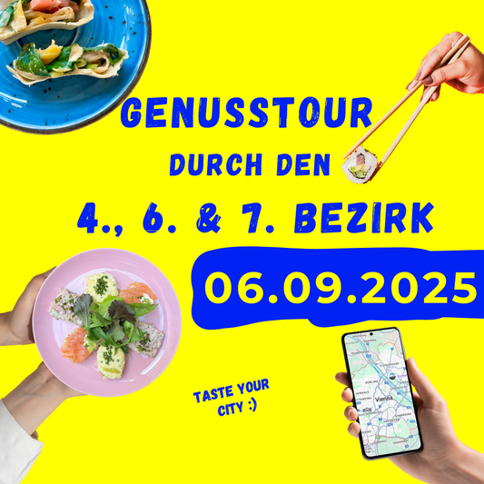 Genusstour im 4., 6. und 7. Bezirk am 06.09.2025