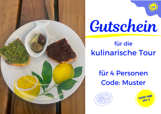 Gutschein für die kulinarische Tour