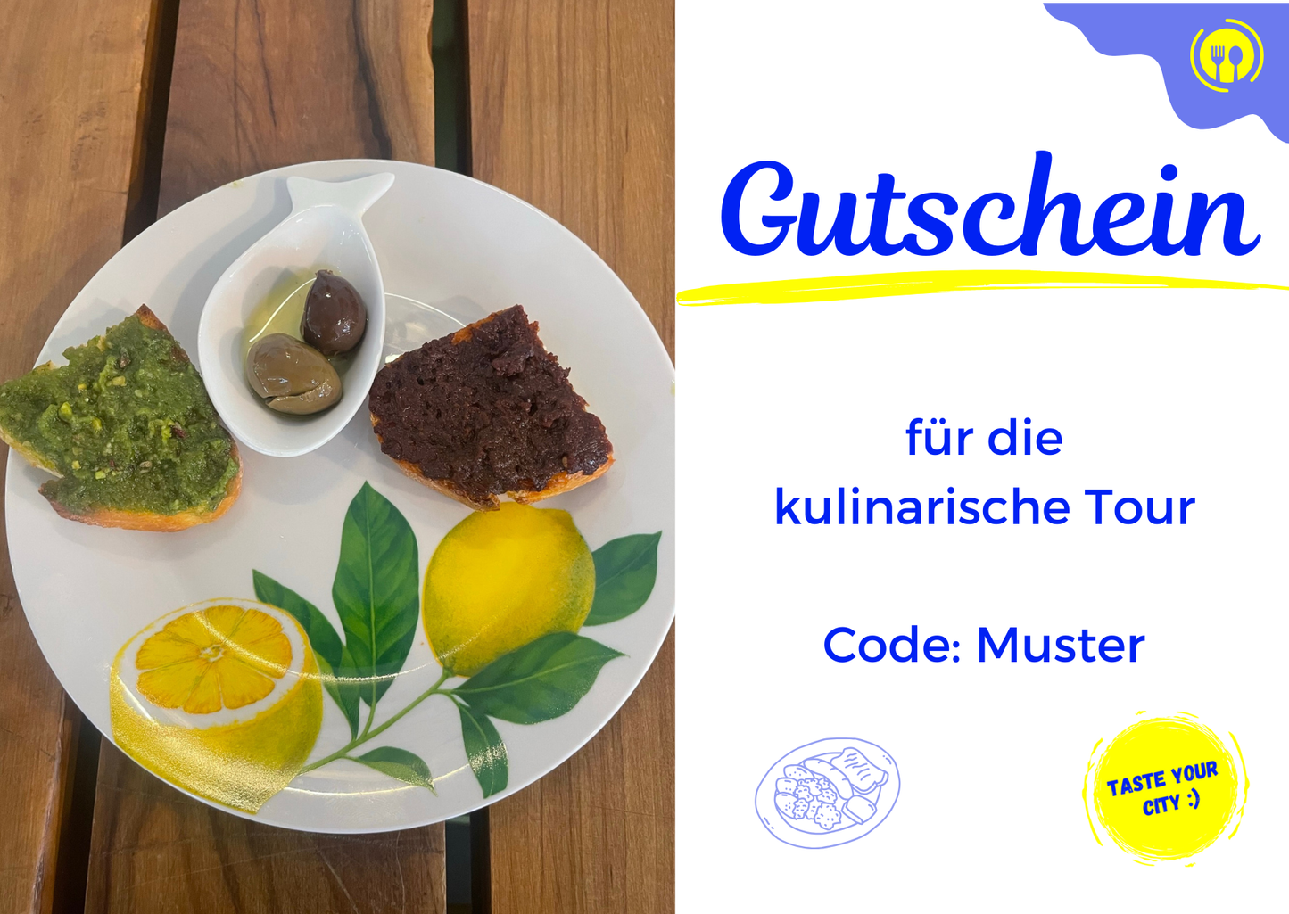 Gutschein für die kulinarische Tour
